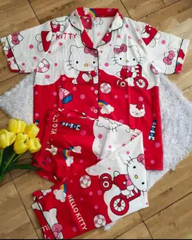 Piyama katun cp HK