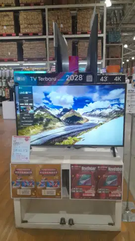 PROMO BUNGA RENDAH 1.77% LG LED SMART TV 43 43UR7500