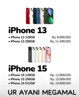 iphone 13 biasa only Rp 8.999.000