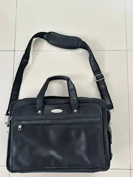 Tas Laptop Samsonite Besar Kulit Like New