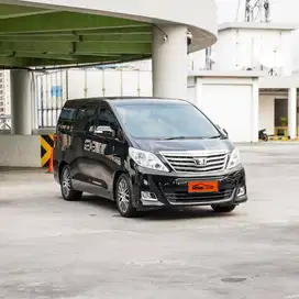 Toyota Alphard 2.4 X plus (G ATPM Spec) 2014 hitam automatic