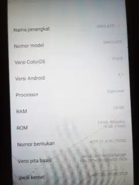 Oppo a37f ram 2gb minusnya minta ganti lcd