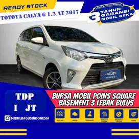 [Dp Ceper] Toyota Calya 1.2 G MPV AT 2017 Putih No Pol Genap