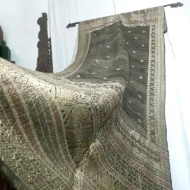 VINTAGE Kain Tenun  SONGKET PITALA BENANG EMAS | Sumatera Barat.