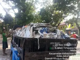 Jasa angkut puing buang sampah