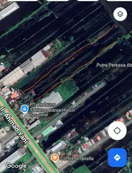 Dijual tanah dijalan A Yani km.13 Gambut