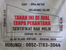 Di jual tanah daerah Blang Bintang - Krueng raya