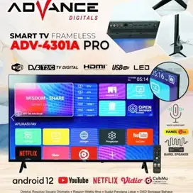 Advance Android TV LED 43 Inch ADV-4301A PRO Smart TV Digital ADV4301A