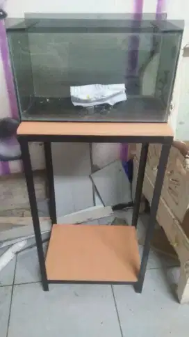 aquarium ukuran 60×30×30cm tinggi meja 70cm lohan, arwana