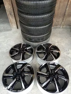 Velg brio r14 pcd 100 + ban