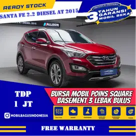 [Garansi Mesin & Transmisi] Santa Fe 2.2 CRDi SUV Diesel AT 2015 Merah