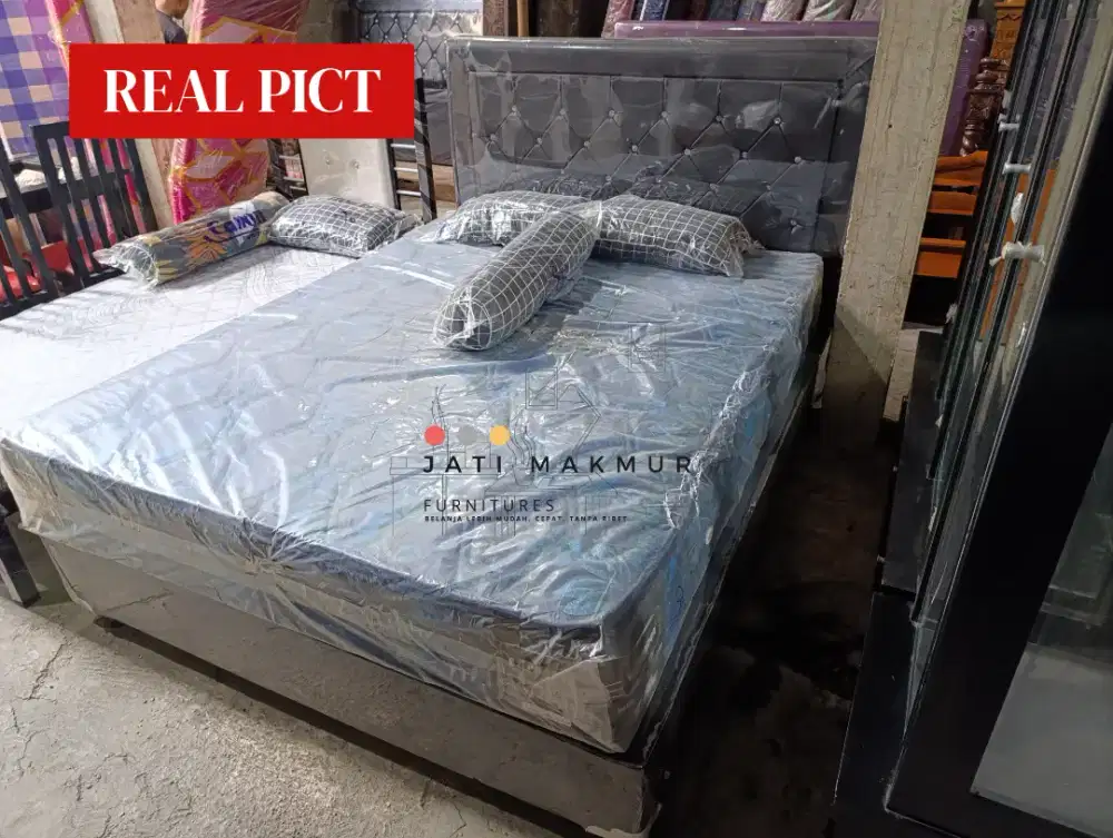 Kasur Springbed + Divan ukuran 160x200 cm