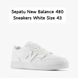 Sepatu New Balance Men Sneakers White Size 43 Brand New Original 100%