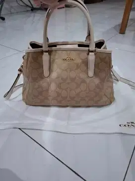Tas Coach Margot Carryall Khaki Original 100% Like NEW CONDITION