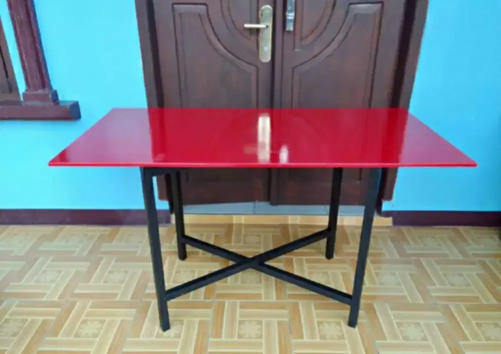 Meja lipat meja makan meja cafe meja portable