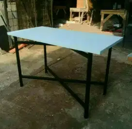 Meja lipat meja makan meja cafe meja kantin meja bazaar