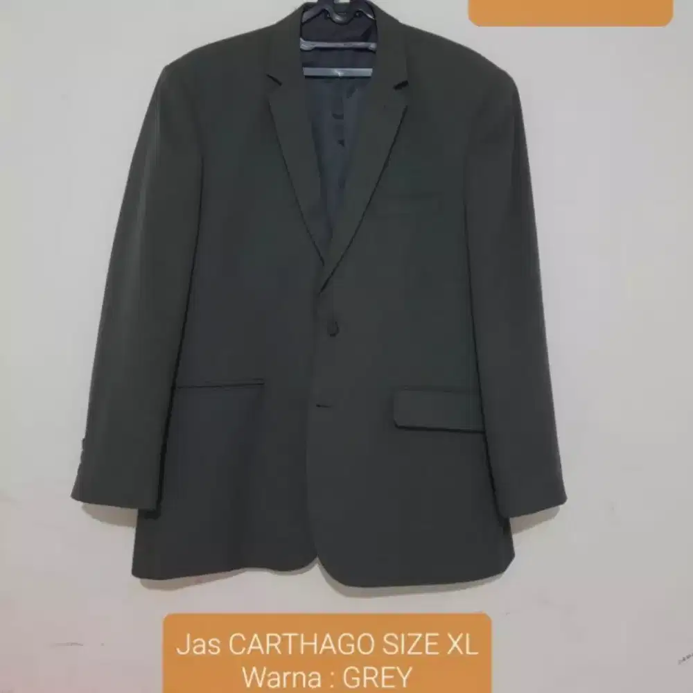 Jas Pria 1 STEL JAS CELANA GREY CARTHAGO XL PRIA BAHAN PREMIUM
