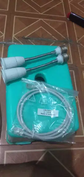 Fiting lampu bekas, bonus kabel lane