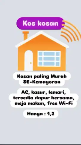 Kos KOSAN Paling Murah SE-Kemayoran