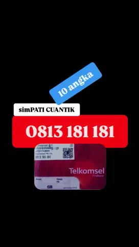 Nomor Cantik simpati 10 angka hokky 128