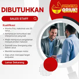 Sales Staff Soto Ayam QRIUK!