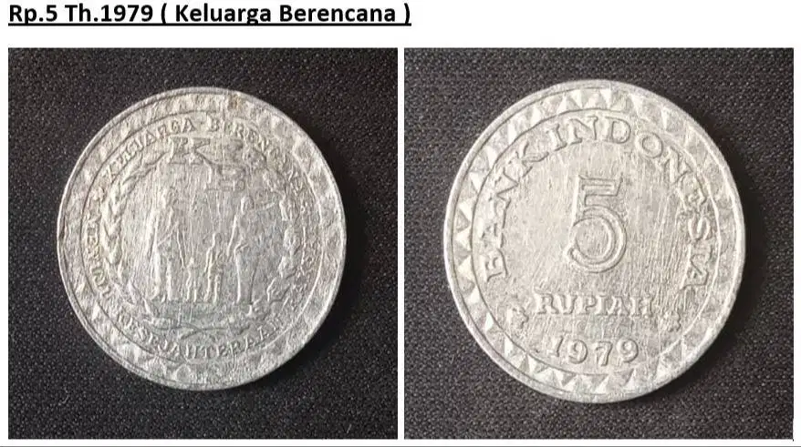 Uang Rp.5 Th.1979 ( Keluarga Berencana )