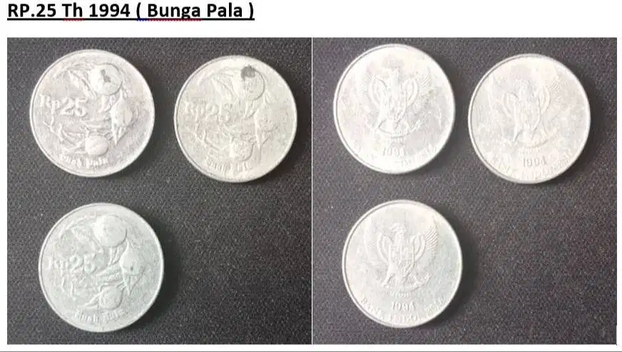 Uang Coin Rp.25 Th.1994