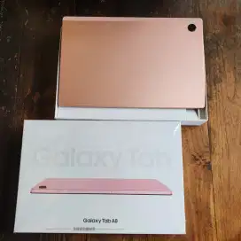 Samsung Tab A8 4G Pink SEIN 128 GB Like New Galaxy Tab A8 Fullset Ori