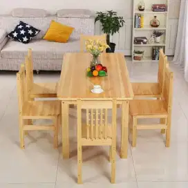 Jual meja jati Belanda 1 set 4 bangku fre cod