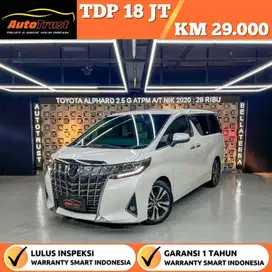 Tdp 10 Juta Toyota Alphard 2.5 G Atpm A/T Nik.2020/David