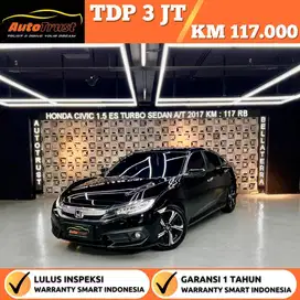 Tdp 3 Juta Honda Civic Turbo 1.5 Es Sedan A/T Nik.2017/David