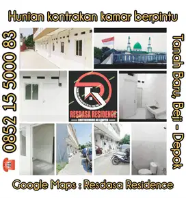 Sewa hunian Kontrakan Kamar Berpintu