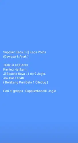 HARGA PALING MURAH!! Kaos Polos Cotton Combed