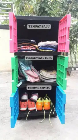 PROMO MURAH LEMARI SUSUN 3 BISA KIRIM