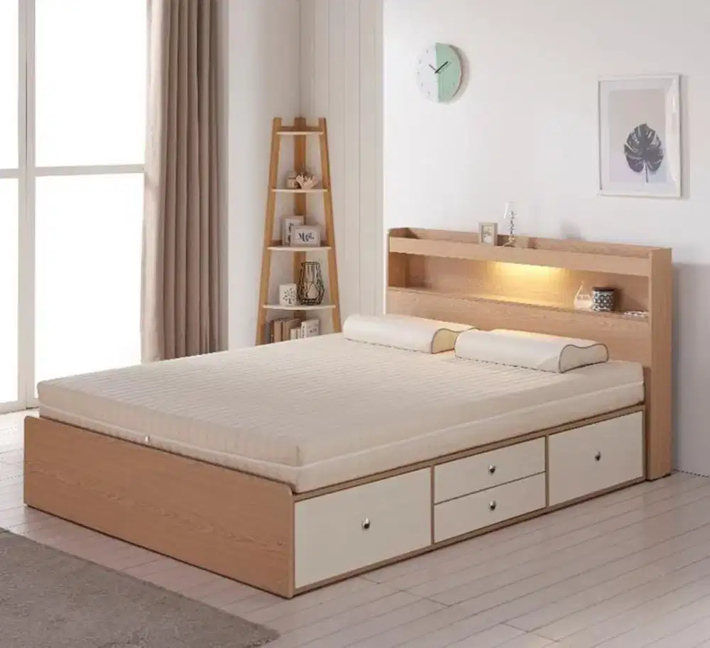 tempat tidur laci minimalis