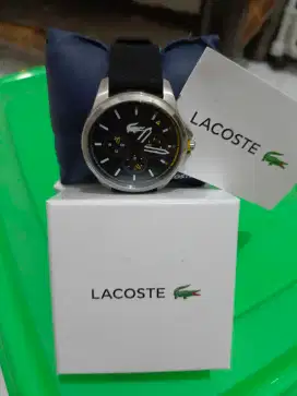 Jam tangan Lacoste for Man (Capbreton Black Silicon)