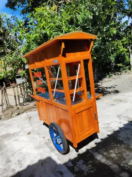 Gerobak Angkringan jg Melayani Pesanan Grobak Bakso Mie Bubur Sate dlL