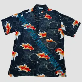 Vintage Styled By Originals Hawaiian Surf Brand Goldfish Aloha Shirt