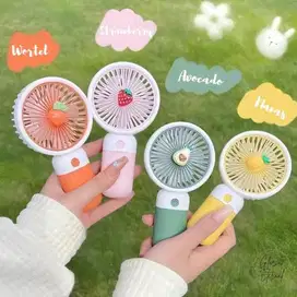 KIPAS ANGIN MINI PORTABLE HANDHELD FAN KARAKTER USB F810