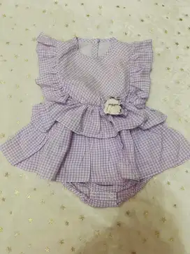 Jumpsuit dress bayi perempuan 2-10 bulan