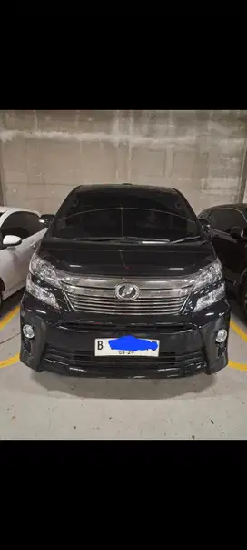 Toyota Vellfire 2013 Bensin
