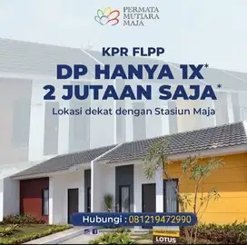 (pl)Rumah Subsidi no batako di Stasiun CitraMaja angsuran 500 ribu dat