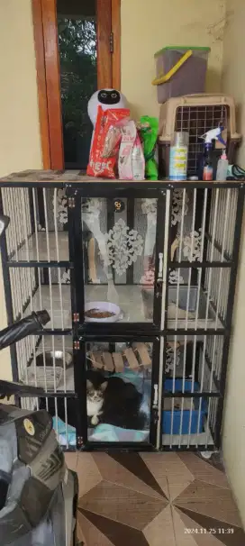 Kandang Kucing Alumunium