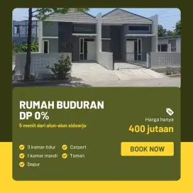 Rumah murah buduran dp 0% Sidoarjo