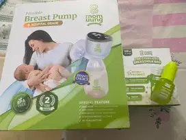 Pompa ASI + Kantong ASI Momuung+ Nipple serum