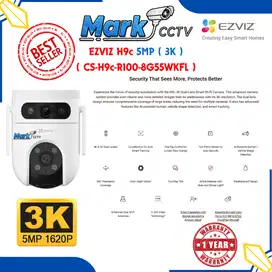 EZVIZ H9c Dual-Lens 3K 10MP (5MP+5MP) Pan Tilt IP Camera CCTV Outdoor