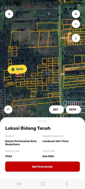 Jual Cepat Tanah Kavling SHM An. Pribadi