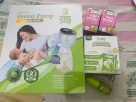 Pompa Asi+Kantong Asi + Asi booster+ Nipple serum