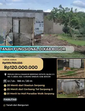 dijual rumah murah di griya cimangir serpong estate, kab. bogor