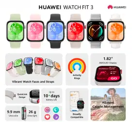 HUAWEI WATCH FIT 3 NEW SEGEL TERMURAH
